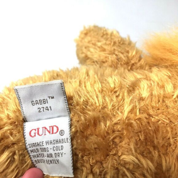 GUND Gabbi Lion Plush Stuffed Animal Toy 2741 Orange Brown 16" Long - Picture 3 of 5